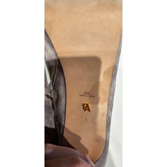 Veronica Beard Dali Women Platform Bootie Gray Suede Stiletto Heel Boots SZ 11 - Picture 13 of 14